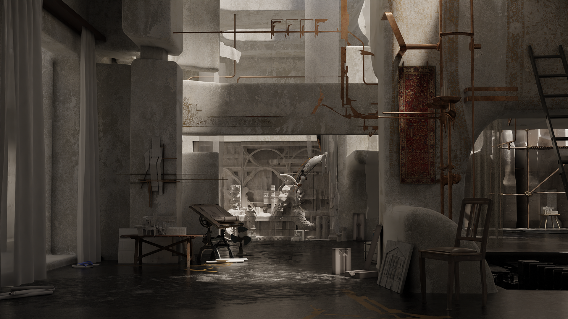 Atelier interior